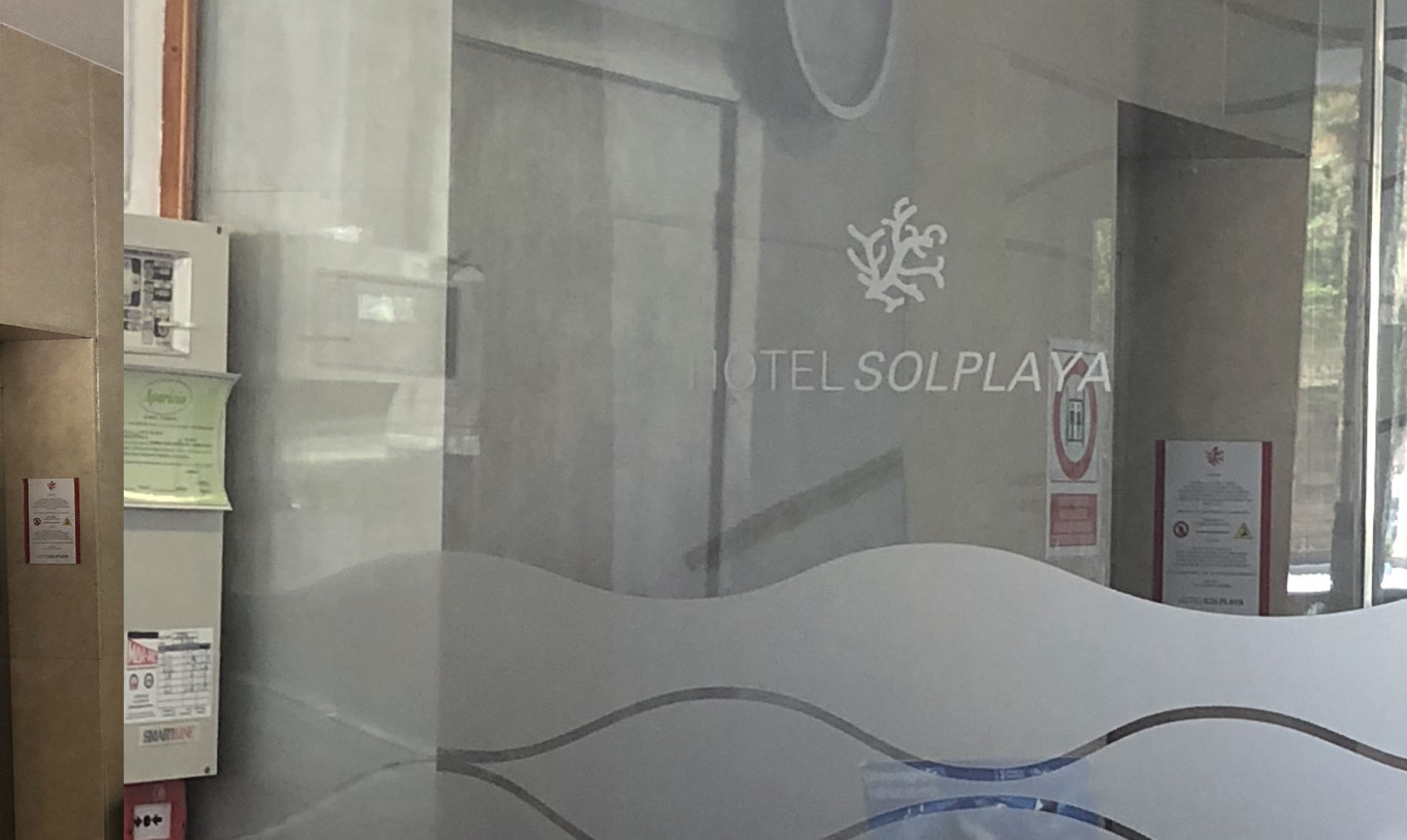Comunicacion visual - rotulación - Hotel Solplaya