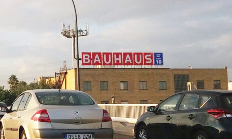 Rótulo en Azotea Bauhaus